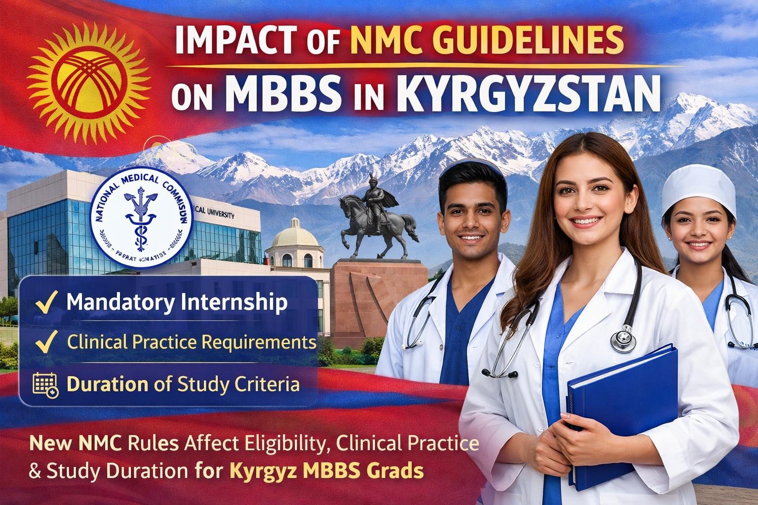 Impact of NMC Guidelines on MBBS in Kyrgyzstan for Indian Students